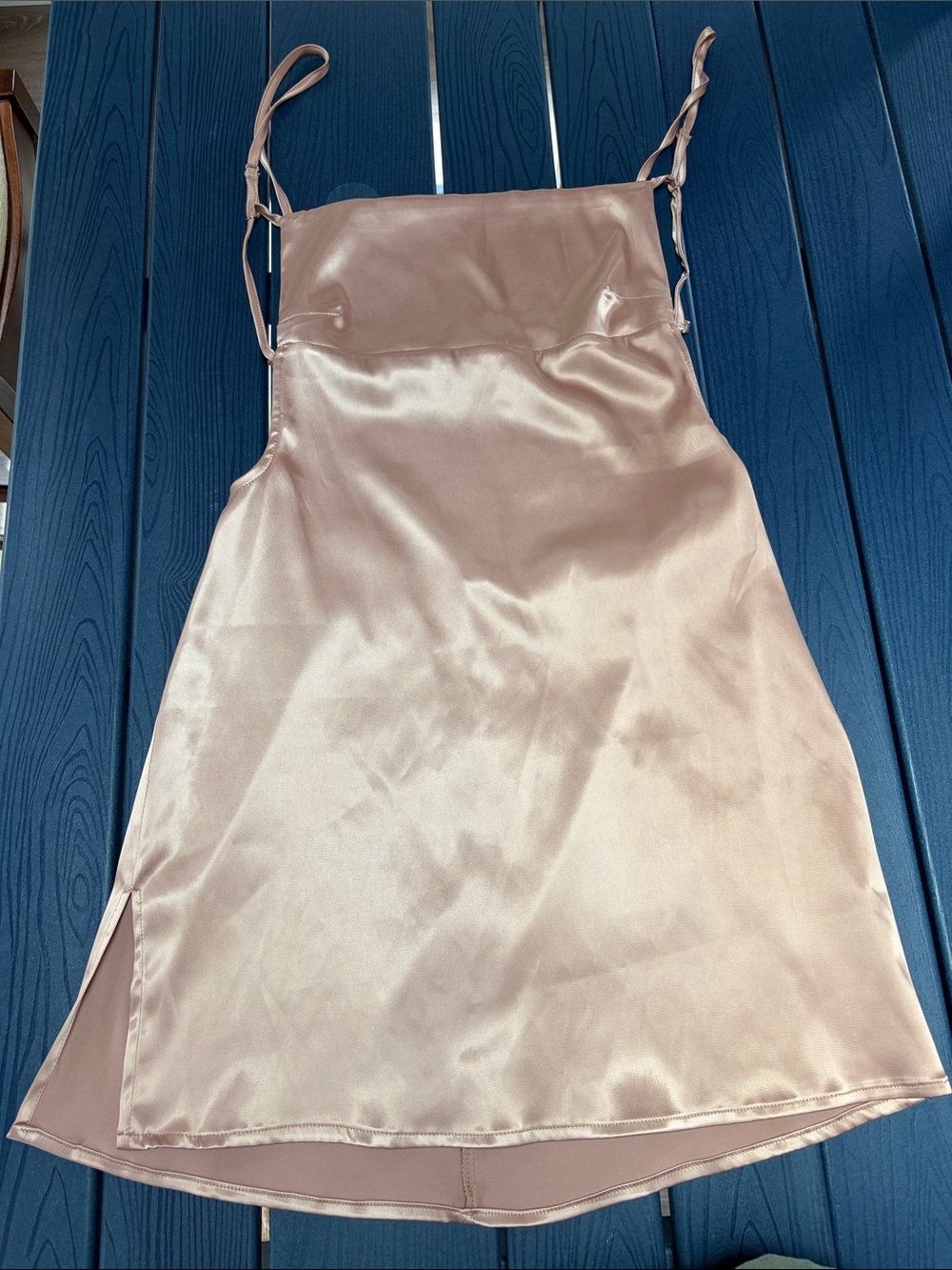 Silky Slip Chemise in Blush